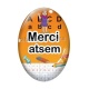 Cabochon Verre Ovale - merci atsem