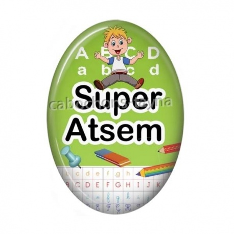 Cabochon Résine Ovale - super atsem