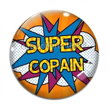 Cabochon Verre - super copain