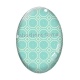 Cabochon Verre Ovale - fond abstrait