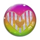 Cabochon Verre - coeur