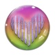 Cabochon Verre - coeur