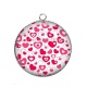 Pendentif Cabochon Argent - coeur