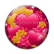 Cabochon Verre - coeur