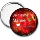 Miroir de poche - je t'aime mamie