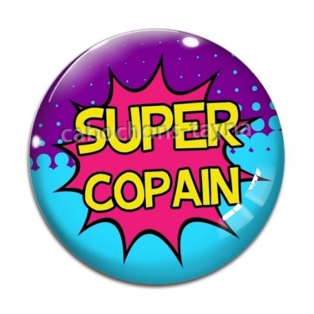 Cabochon Verre - super copain