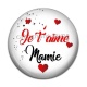 Cabochon Résine - je t'aime mamie