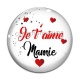 Cabochon Verre - je t'aime mamie