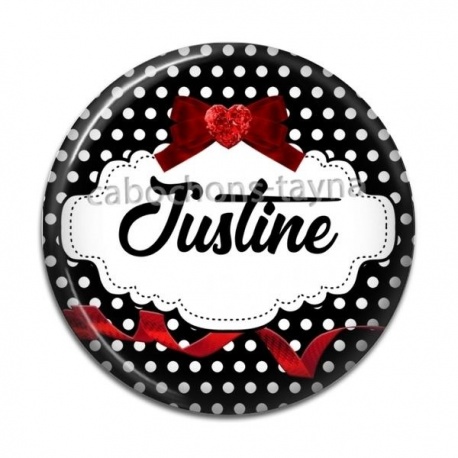 Cabochon Résine - votre prénom ou petit texte