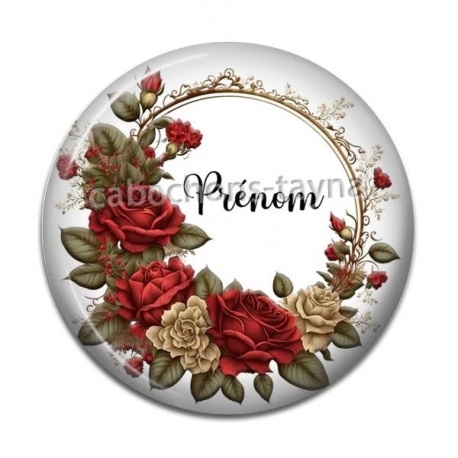 Cabochon Résine - voter prénom