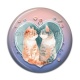 Cabochon Résine - chat coeur