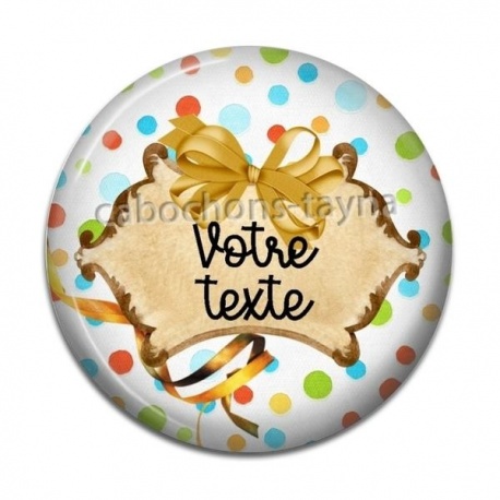 Cabochon Résine - votre prénom