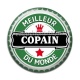 Cabochon Résine - meilleur copain du monde