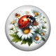 Cabochon Résine - coccinelle