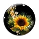 Cabochon Verre - tournesol