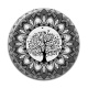 Cabochon Résine - arbre de vie