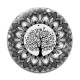 Cabochon Verre - arbre de vie