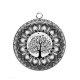 Pendentif Cabochon Argent - arbre de vie