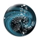 Cabochon Verre - pissenlit