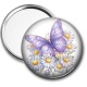 Miroir de poche - papillon