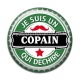 Cabochon Résine - je suis un copain qui déchire