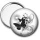Miroir de poche - papillon