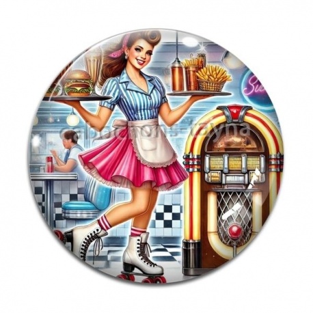 Cabochon Verre - pin up