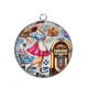 Pendentif Cabochon Argent - pin up