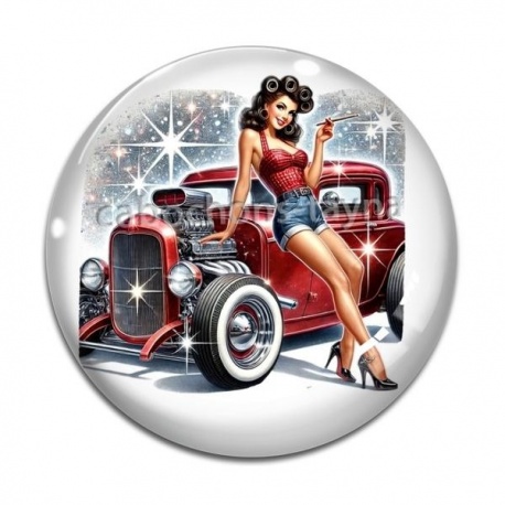 Cabochon Verre - pin up