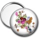 Miroir de poche - fleur