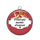 Pendentif Cabochon Argent - pour une mamie d'amour