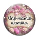 Cabochon Verre - une mamie d'amour