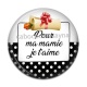 Cabochon Résine - pour ma mamie je t'aime