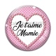 Cabochon Verre - je t'aime mamie