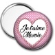 Miroir de poche - je t'aime mamie