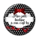 Cabochon Résine - mon petit bonheur à moi c'est toi