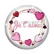 Cabochon Verre - je t'aime