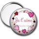 Miroir de poche - je t'aime