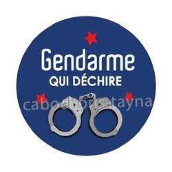 gendarme qui déchire