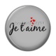 Cabochon Résine -  je t'aime