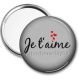 Miroir de poche -  je t'aime
