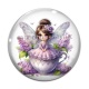 Cabochon Verre - fée petite fille
