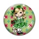 Cabochon Verre - petite fille