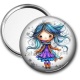 Miroir de poche - petite fille