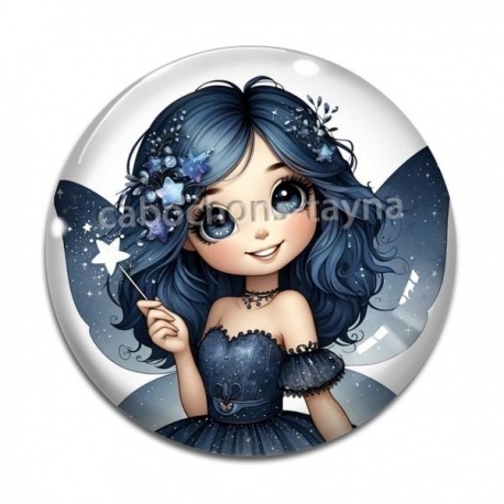 Cabochon Verre - fée