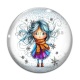 Cabochon Verre - petite fille