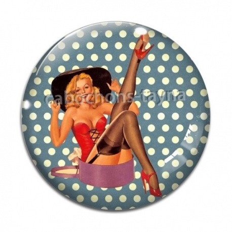 Cabochon Verre - pin up