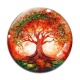 Cabochon Verre - arbre de vie