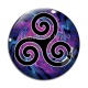 Cabochon Verre - Triskèle