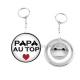 Porte clés décapsuleur - papa au top